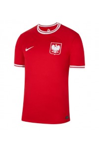 Polen Voetbaltruitje Uit tenue WK 2022 Korte Mouw